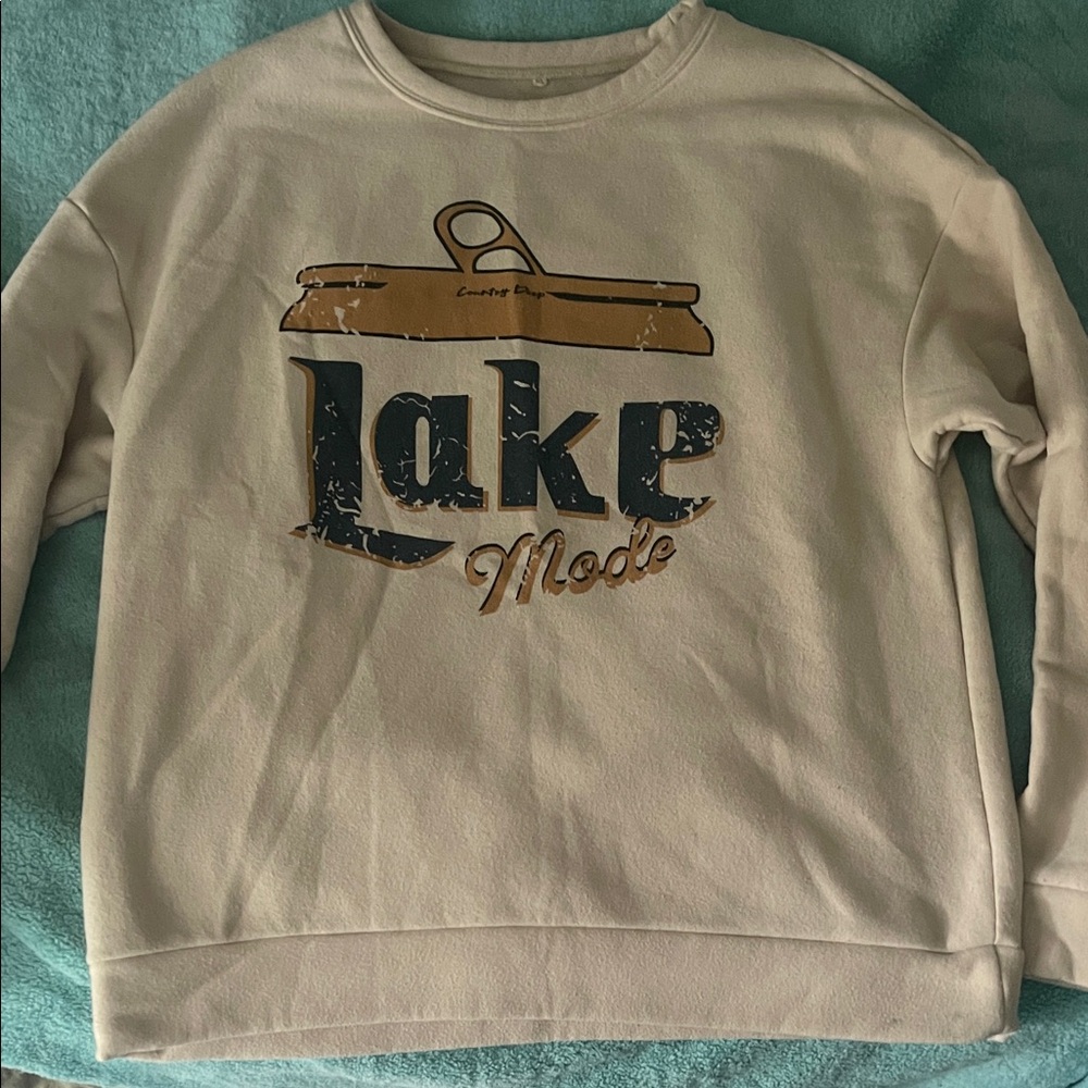 Lake Mode Cream Sweater